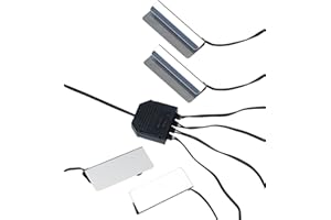 Lunartec Glasregal beleuchtet: LED-Glasbodenbeleuchtung, 4 Klammern mit 12 tageslichtweißen LEDs (Glasregal mit LED Beleuchtung, Glasboden LED, Beleuchtetes)