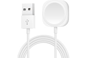 SANLUBA 2025 Upgraded Version Fast Watch Charger [Apple MFi Certified] Portable Charging Cord Compatible with Apple Watch Series 8 7 6 5 4 3 2 SE Ultra, 38/40/42/44mm Wireless Magnetic Charging Cable