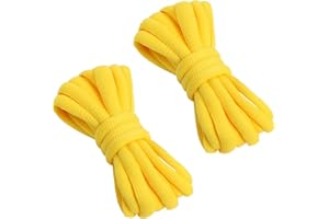 VSUDO Lacets Ovale pour Chaussures de Baskets, Lacets de Sport Demi-ronds, Oval Black Sport Laces, Lacets Chaussures de Course sur Route, Lacets Chaussures de Running pour Femme ou Homme