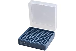 Camlab Plastics RTP/72101-Recyc Aufbewahrungsbox, 100 Fächer, Polypropylen, recyceltes Material