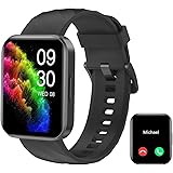 RUIMEN Smartwatch Uomo Donna Orologio Smart Watch Risposta Chiamate Contapassi Cardiofrequenzimetro da polso Saturimetro Orol