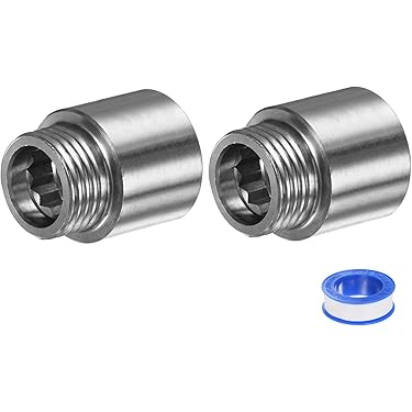 Welsan shower extender verlengstuk voor hoofddouche douchekop 1/2 Chroom lengte 130mm
