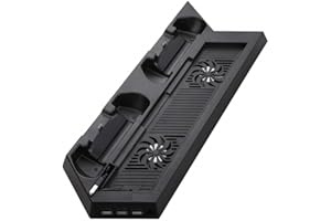ARTION PS4 di raffreddamento del ventilatore, Stand verticale per PS4, ventola di raffreddamento con 3 porte.