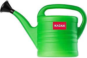 KADAX Lightweight Watering Can with Comfort Grip Handle, Plastic Watering Can for Indoor, Outdoor, Flowers, Plants, Garden Tools for Watering (5L)