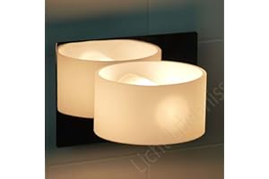 ‎LICHT-ERLEBNISSE Außergewöhnliche Bad- oder Spiegelleuchte IP44 Wandleuchte G9 Fassung Badlampe Badezimmerleuchte