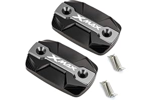 ZESIDIMO Tapones para depósito de aceite de moto accesorios para Yamaha XMAX 125 250 300 X-MAX XMAX250 XMAX300 XMAX125 2018-2024 (gris)