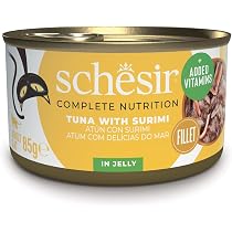 Schesir Tonnetto Con Orata In Gelatina – 12x70g, Cibo Umido Completo Naturale Per Gatti Con Vitamine