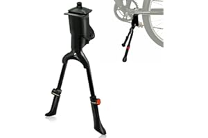EUNEWR Cavalletto per bicicletta a due gambe, per 24 – 28 pollici, doppio supporto a due gambe