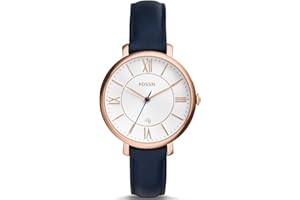 Fossil Jacqueline Zegarek damski, mechanizm kwarcowy z paskiem ze stali szlachetnej lub skóry