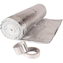 Ruban Aluminium Adhésif – Forte Adhérence, étanche, Résistant à La Chaleur, Pour Isolation Et Réparation