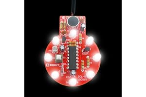 PZMYJB Sound und Lichtsteuerung Delay Light Kit, Sound Controlled Melody Night Light Kit Electronic DIY Kit, Löten Projekt Kit Praxis Board für Anfänger Üben und Lernen Elektronik