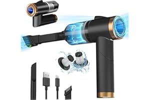 Unipampa Aspirabriciole Senza Fili, 9000 Pa Mini Aspirapolvere Portatile, Aspirapolvere Auto Pieghevole, Aspirapolvere per Auto,4000mAh, Ricaricabile Aspirabriciole Potente Per Auto Ufficio Casa