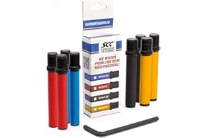 SCC Fahrzeugtechnik Radmontagehilfe Montagebolzen Werkzeug Radwechsel Reifenwechsel (M12x1,25 + M12x1,5 + M14x1,25 + M14x1,5)