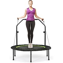 Trampolino Elastico Pieghevole Per Bambini Ø96 Cm | Portata 150 Kg | Base Antiscivolo - Foto 7