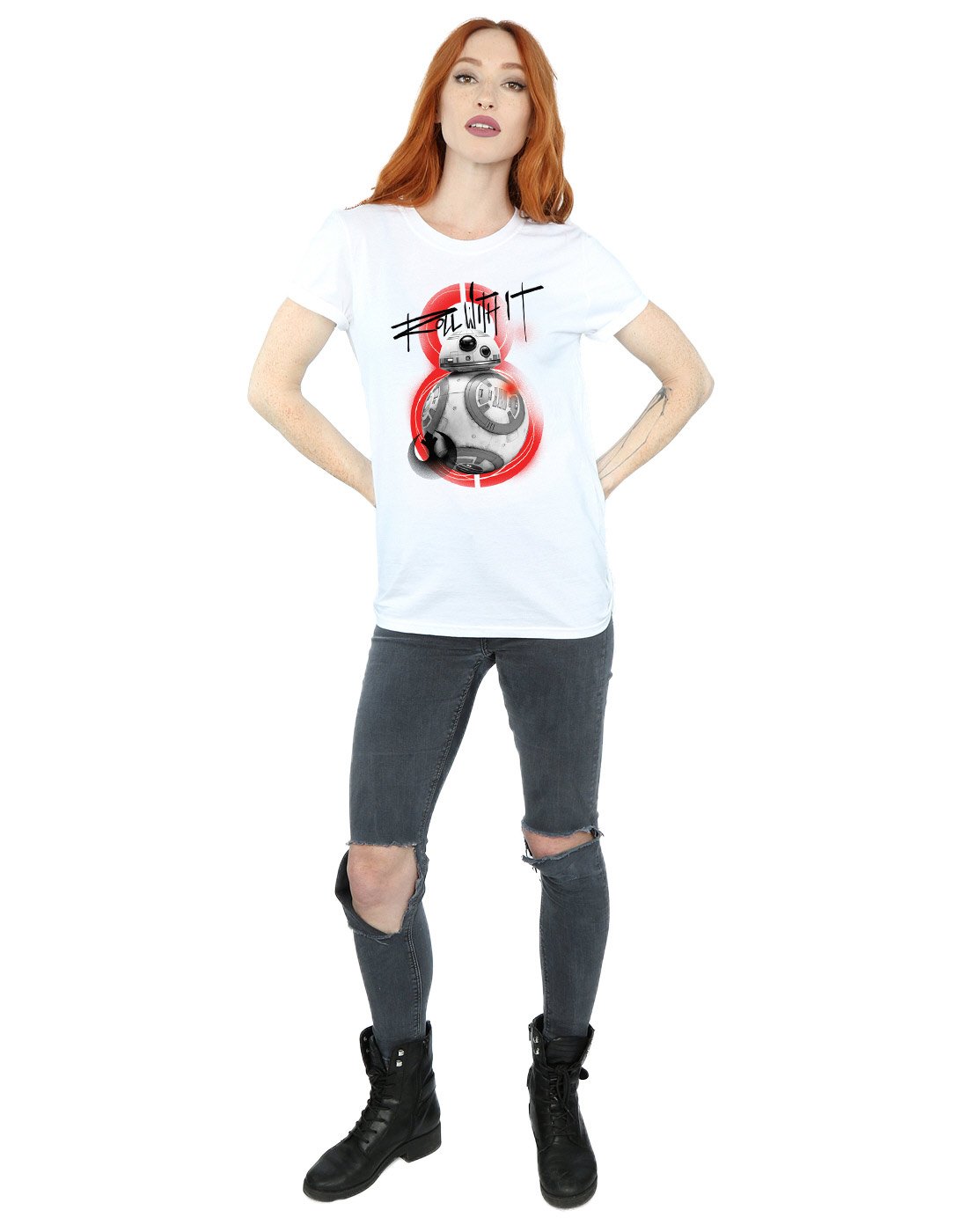 Star-Wars-Damen-The-Last-Jedi-BB-8-Roll-with-It-Boyfriend-Fit-T-Shirt-X-Large-Wei