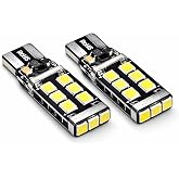 T10 W5W Canbus LED Ampul, 12V, Saf Beyaz, Park ve İ&ccedil; Aydınlatma, Kristal Parlaklık, Arıza Lambası Yakmaz, 2 Adet