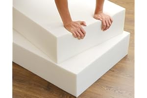 MOTTK Stuhlpolster Ersatz-Schaumstoff Hochdichtem Festem Schwamm,45D-Sofakissen Ersatz-Schaumstoff für Fenstersitze Sitzkissen Stuhlkissen (5cm dick,30x30cm)