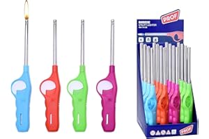 FEUERZEUGE 3 x Feuerzeug Gas XXL Stabfeuerzeug 27 cm lang nachfüllbar NEU & OVP