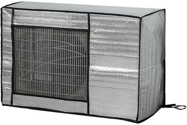 Housse de climatiseur, housse anti-poussière pour climatiseur extérieur, adaptée pour assurer les performances optimales de l'unité extérieure (96 x 40 x 70 cm)
