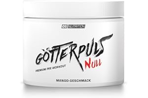 ‎OS NUTRITION OS NUTRITION Götterpuls NULL Premium Pre Workout (koffeinfrei) Mango 300g