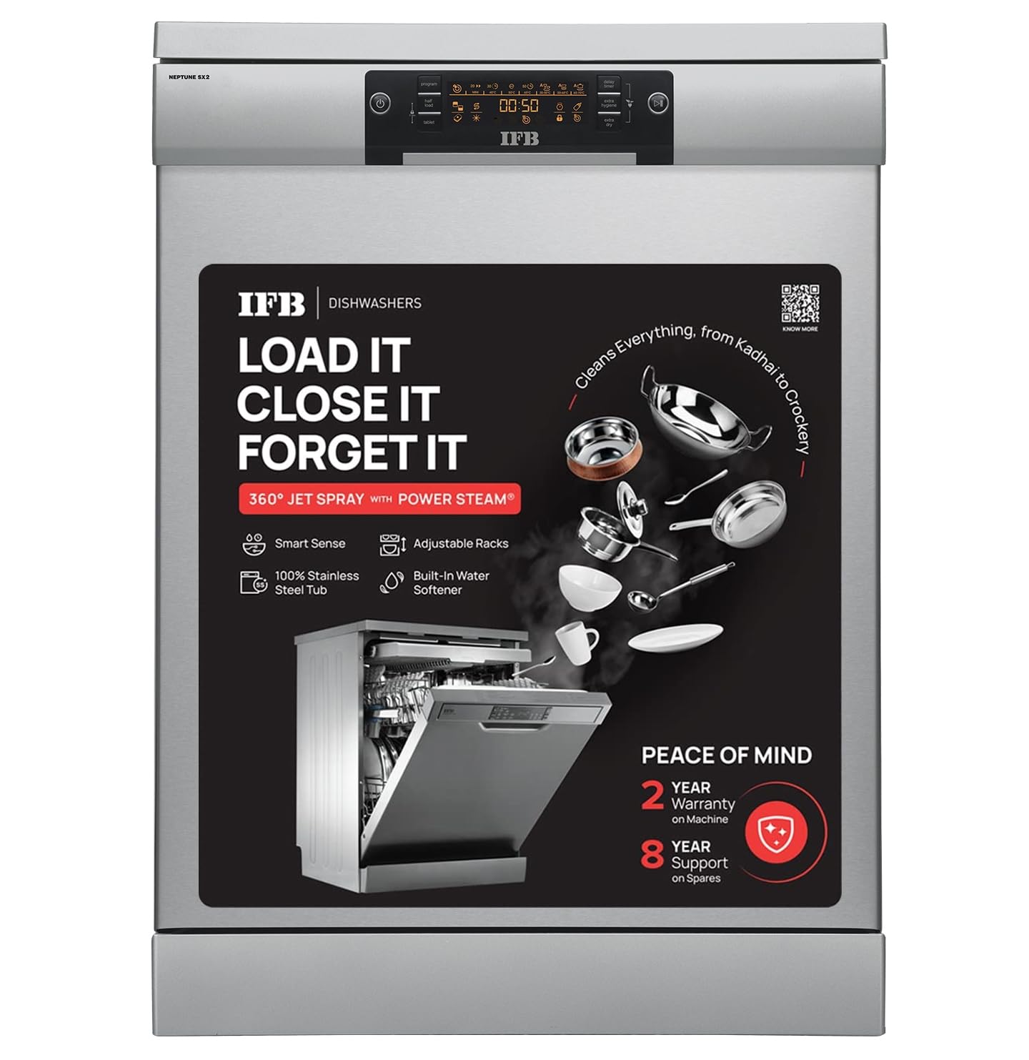 IFB 16 Place Settings Neptune SX2 Dishwasher Review for Indian Utensils