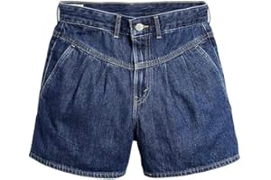 Levi's Featherweight Mom Short Med Indigo - Worn In - FeatherweiGHT MOM SHORT MED INDIGO - WORN IN Kobiety