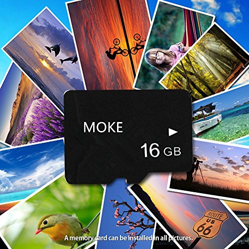 MOKE 4GB / 8GB / 16GB / 32GB / 64GB / Mikro-Sd TF Micro SD-TF-Speicherkarte mit SD Adapter(16GB) - 8
