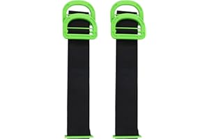 KRIZJUES CARGO_STRAP, 2 Pieces Moving Belt, Single or Two-Person, Adjustable, 39.4-71 inch, Plastic, Black, Retractable, Suitable for Heavy Objects