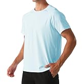 HYCOPROT Men's Sports Shirts Quick Dry Breathable Short Sleeve Moisture Wicking Running Workout Bodybuilding T-Shirts