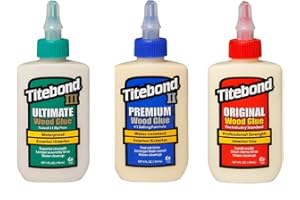 Titebond Colla per legno alifatica Set 354 ml, 118 ml originale per uso interno, 118 ml Premium II resistente alle intemperie, 118 ml Ultimate III impermeabile…