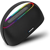 Blaupunkt 2025 Launch ATOMIK Grab 20W Party Speaker Boombox, Unbelievable Loud & Clear Music I Portable Carry Handle