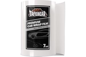 TAPEBEAR Película de Protección de Pintura 2Hojas x 15cm x 150cm Efecto Alto Brillo para Automóvil, Motocicleta, Bicicleta, Película Protectora Transparente Autoadhesiva para Muebles Armario de Cocina