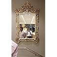 Royal Wooden Carved Mirror Frame | Mirror Frame Wooden Antique | Wall Hanging Mirror | Full Length Dressing Mirror | Solid Wood (Gold antiq) six is 36/24 inch's