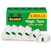Scotch Sihirli Bant, 7,5 x 2,5 cm, 6'lı Paket (810K6)