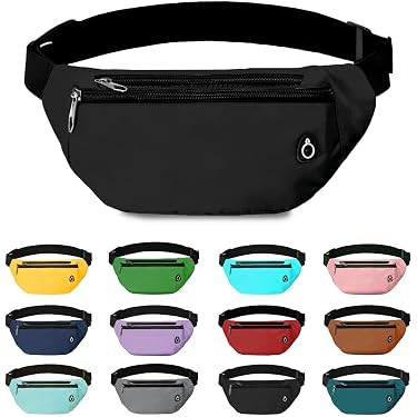 Produktbild von COZEVDNT Sportliche Bauchtasche Für Männer Und Frauen Rot