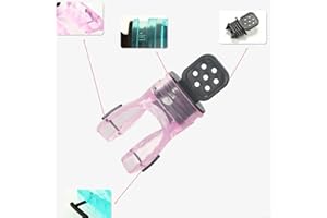 EAWFGTUW Scuba Diving Mouthpiece, Moldable Bite Piece for Snorkel Regulator, Anti Aging Silicone (Pink)