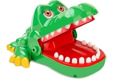 iShyan Crocodile Teeth Toys Game for Kids, Crocodile Biting Finger Dentist Games Funny Toys, 2020 Version Ages 4 and Up