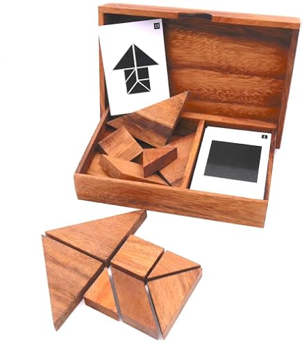 ROMBOL L-Spiel Von Edward De Bono – Strategiespiel Aus Holz Für 2 Personen, 15,5 X 15,5 Cm