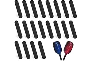 Qianyu 20 sztuk taśm do pickleball, obciążona 3 g, samoprzylepna taśma do rakiety tenisowej, ochrona krawędzi wiosła, zwiększa wydajność, prędkość zamachu