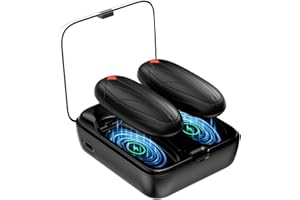 Miaton Rechargeable Hand Warmers Reusable 2 Pack with Charging Case Electric Hand Warmers Battery Operated Heater Pocket Warmers Usb, Gym Gifts for Men Women Camping Gadgets Hiking Golf Gifts