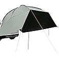 VEVOR Vehicle Awning, Large 10' x 7' Shade Coverage Car Side Awning, PU2000mm UV50+ Car Awning with Extended Side Canopies and Portable Storage Bag, Suitable for Truck, SUV, Van, Campers