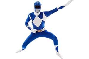 Morphsuits Men's Power Rangers Adult Sized Costume, Blue, M UK