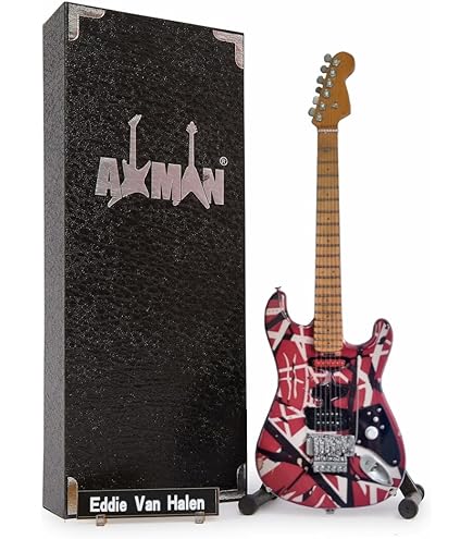 Miniatura Chitarra Ibanez JEM7V Steve Vai Scala 1:4 – In Legno, Con Custodia Rigida, Per Collezionisti, Gadget Rock Memorabilia - 10