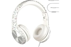 LilGadgets Connect+ Pro Mädchen-Kopfhörer für die Schule – entworfen für den Komfort von Kindern, faltbares Over-Ear mit integriertem Mikrofon, Kinder, Kinder-Schulkopfhörer, magische Einhörner