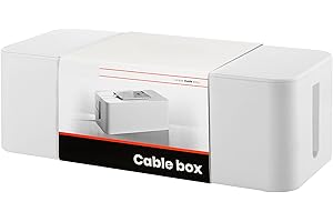 ADAKAT Skrzynka na kable XXL, 405 mm, antypoślizgowe gumowe nóżki