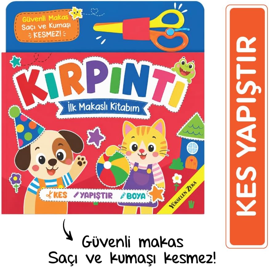 Kırpıntı - İlk Makaslı Kitabım (Makas Hediyeli)