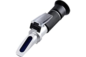 LEERCHUNAG Frostschutzprüfer Refraktometer, LEERCHUANG 4 in1 Frostschutz Tester mit ATC, Frostschutz Kühlmittel für Automobil Frostschutzsystem, Batterieflüssigkeit, Glykol Kühlmittel, Scheibenwaschflüssigkeit…