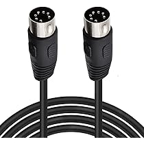 Cavo DIN MIDI 5 Pin A 2 RCA Maschio CERRXIAN - Professionale Per Audio Bang &amp; Olufsen, Naim, Quad