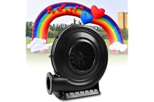 ESYOGEN 220V Dauergebläse für aufblasbare Spielzeuge Gebläse Hüpfburg Pumpe Hochdruckgebläse Radialventilator (250W)