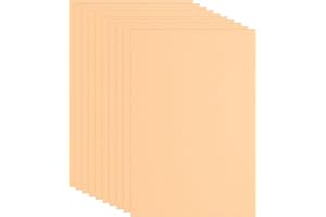 PATIKIL Beige icke-självhäftande EVA-skumark 30 x 20 cm 2 mm tjock EVA-filt för hantverk gör-det-själv-projekt, 10 st